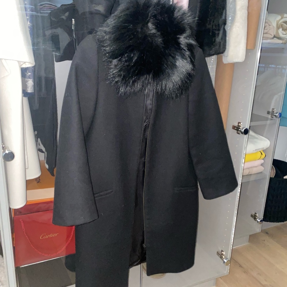 Zara black coat.